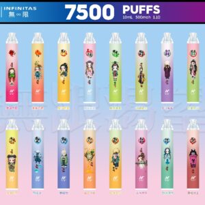 INF一次性電子煙 鬼滅之刃 500mAh｜7500Puffs【全新升级20款口味】