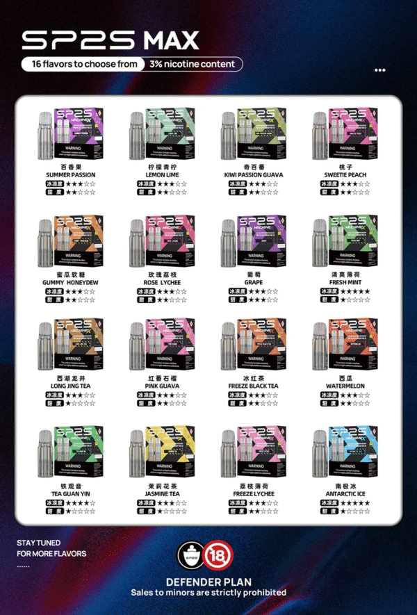 SP2S MAX 專用煙彈 /不通配其他主機